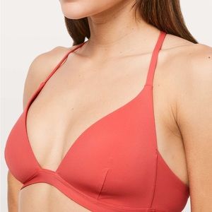 Lululemon Deep Sea bikini top in coral